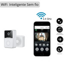 Campainha Inteligente com Câmera Wi-Fi Sem Fio