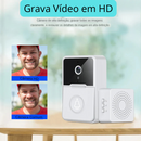Campainha Inteligente com Câmera Wi-Fi Sem Fio