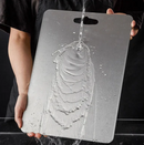 Tábua de Cozinha Aço Inox - Antibacteriana e Antisujeira