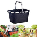 Cesta de Piquenique Portátil Dobrável Oxford | Com Saco Removível