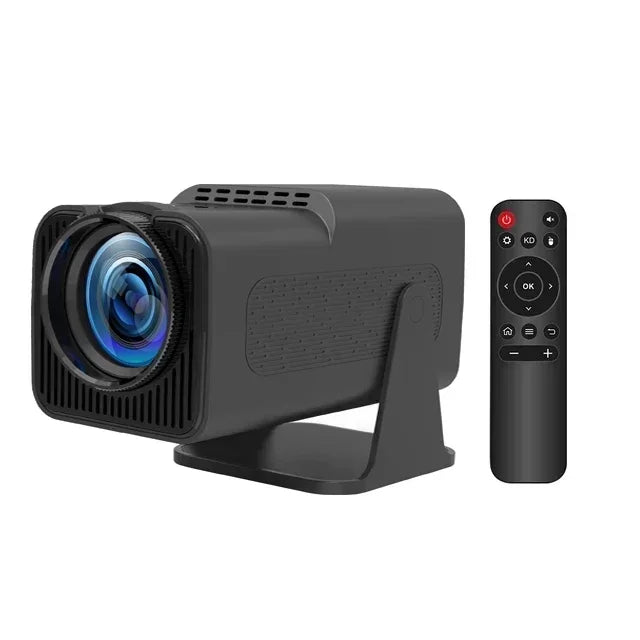 HY320 Mini Newly Native 720P Android 11 4K Projector 300ANSI Wifi6 BT5.0 Cinema Outdoor Portable 180° Rotable Projector