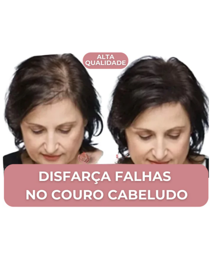 Preenchimento de Maquiagem Capilar para Cabelos Brancos e Ralos