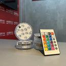 Kit Luminárias de Piscina RGB | Sem Fio Com Controle Remoto